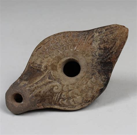 Ancient Roman Terracotta Oil Lamp Spanish Export License Catawiki