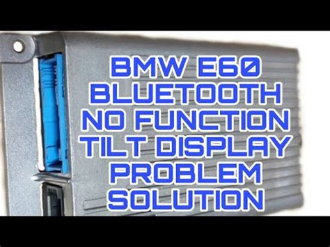 Bmw E Ccc Autoradio In Tilt Problem Solve Risolto Bluetooth