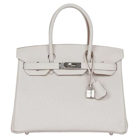 Hermès Birkin 30 Togo Gris Pale Palladium Hardware For Sale at 1stDibs