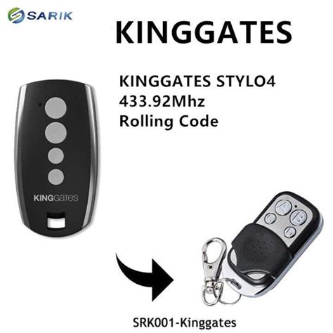 Wholesale King Gates Stylo Remote Control Universal Gate Garage Remote