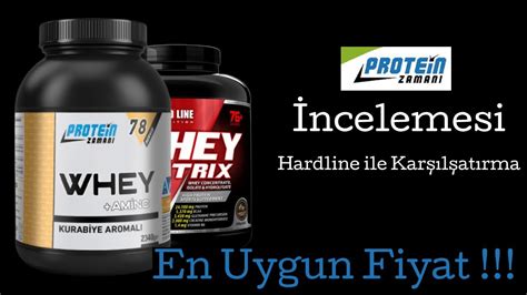 Protein Zaman Whey Amino Protein Tozu Ncelemesi Ve Hardline Whey