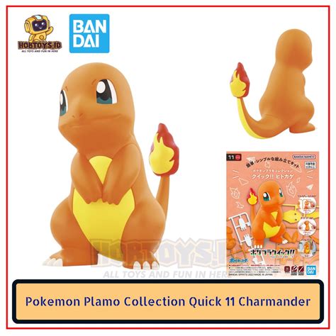 Bandai Pokemon Plamo Collection Quick Charmander Shopee Malaysia