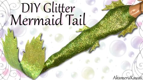 Diy Shimmery Mermaid Tail Poseable Doll Tutorial Youtube