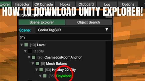 How To Download Unity Explorer For Gorilla Tag Outdated Youtube