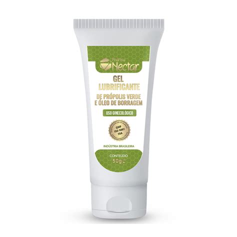 Gel Lubrificante de Própolis e Borragem 50g Lubrificante íntimo