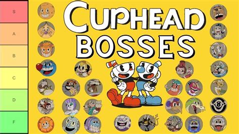 Cuphead Bosses Ranked Hardest To Easiest Tier List Youtube