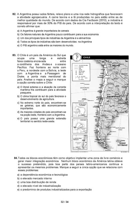 Atividades De Geografia Para 8 Ano REVOEDUCA