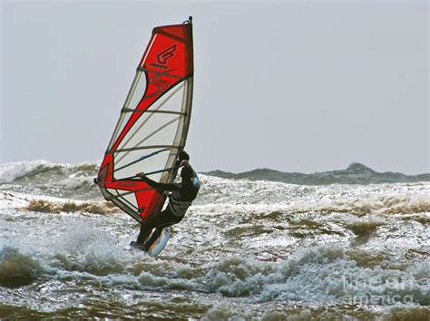 North Sea Surfing Photograph by Wedigo Ferchland - Pixels