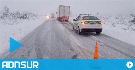 Intensas Nevadas Camiones Varados Y Complicaciones Para Transitar En Las Rutas De Chubut