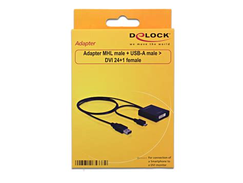 Delock Produkte 65337 Delock Adapter MHL Micro USB Stecker USB A