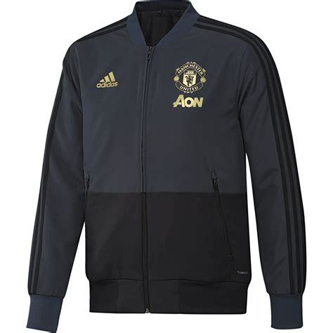 Adidas Veste De Pr Sentation Manchester United Night Navy