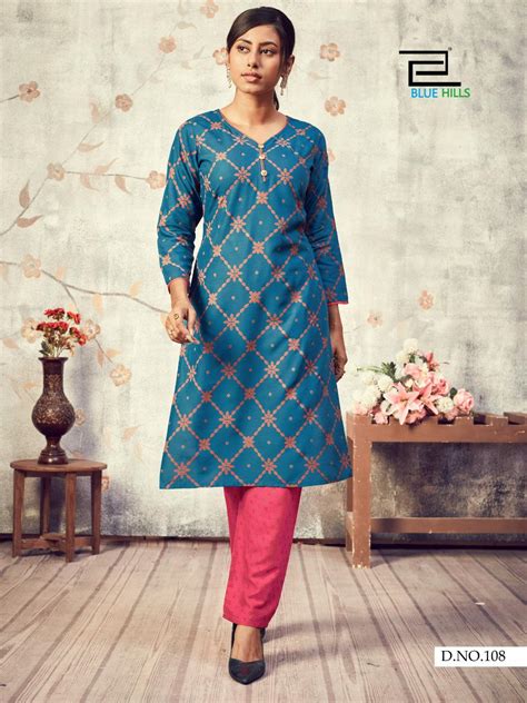 Blue Hills Jasmine 1 Latest Fancy Casual Wear Designers Rayon Printed