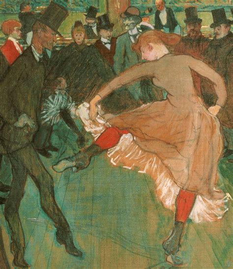 Henri De Toulouse Lautrec Ball In The Moulin Rouge Detail Dancer