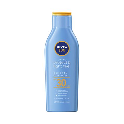 Buy Nivea Sun Protect And Light Feel Spf30 Sunscreen Lotion 200ml Coles