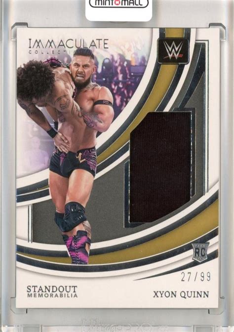 Mint Panini Immaculate Collection Wwe Xyon Quinn