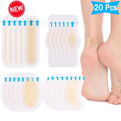 20Pcs Blister Pads, Blister Bandages, Blister Gel Guard, Waterproof ...