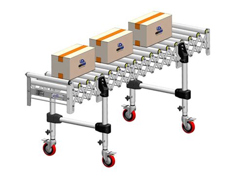 TERD 50 Convoyeur Modulaire Extensible à Rouleaux Fergacom