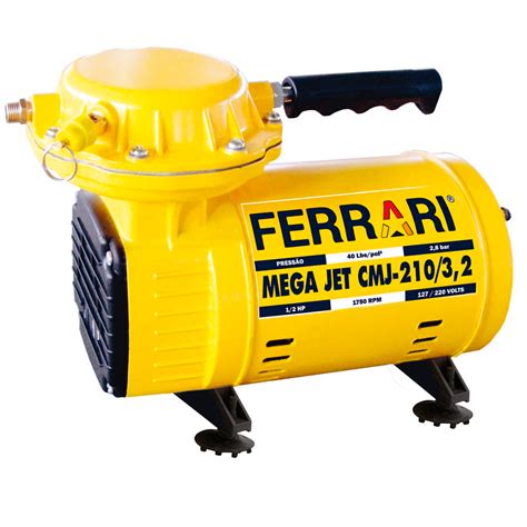 Compressor Ar Direto Ferrari Serve Para Encher Pneus Zepada