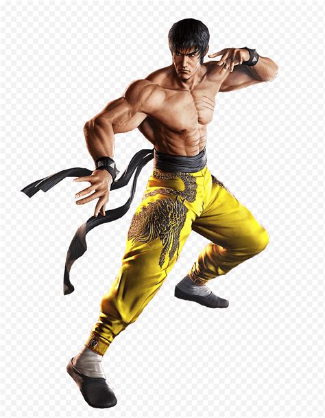 Tekken 7 Marshall Law Cutout Render Personaje Masculino Con Pantalones