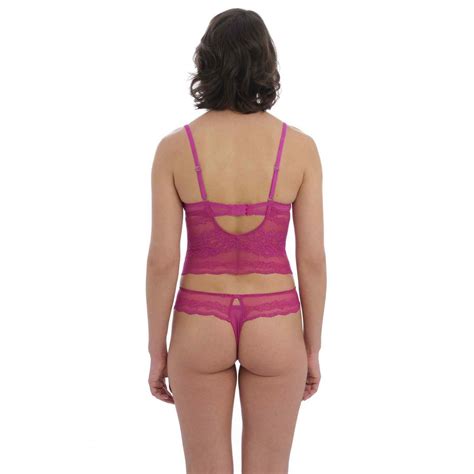 Tanga Violet Wacoal Lingerie Ravissant En Nylon Wacoal Lingerie Fitancy