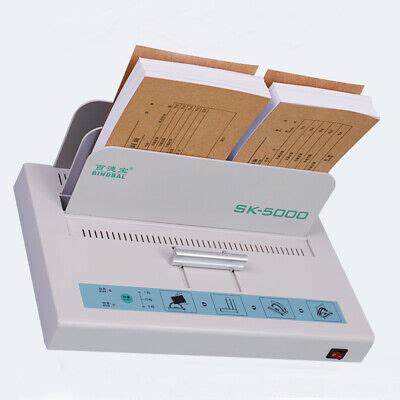 A3 A4 A5 A6 Automatic Hot Melt Binding Machine Thermal Glue Book Binder