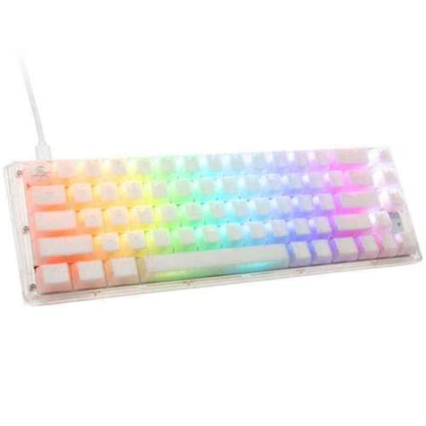 Ducky One Aura White Sf Klawiatura Gamingowa Rgb Led Gateron Baby