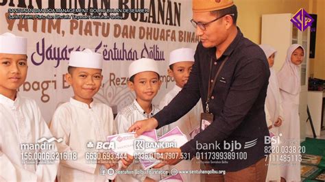 Santunan Bulanan Santri Yatim Piatu Dan Dhuafa Yayasan Sentuhan Qolbu