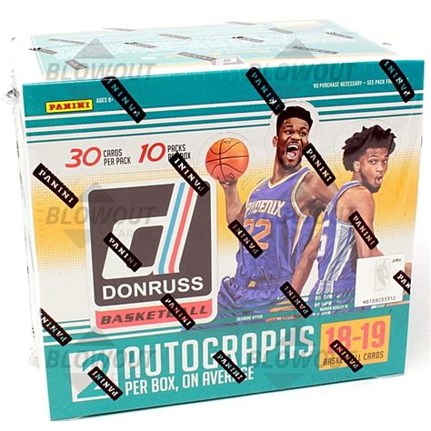 Panini Donruss Basketball Hobby Box