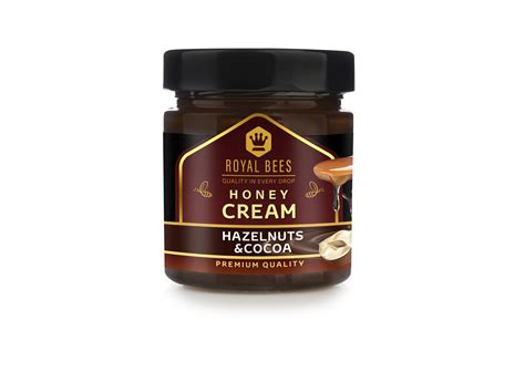 Крем мед с Лешници & Какао 250гр – Royal Bees