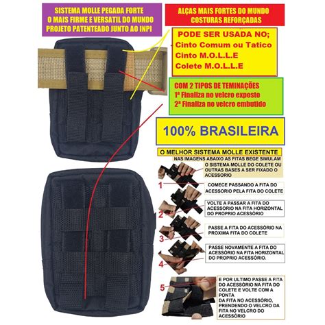 Bolsa Porta Treco Tatica Para Cinto Tatico Militar Operacional Cinto