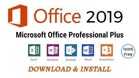 Descargar Instalar Y Activar Microsoft Office 2019 Full