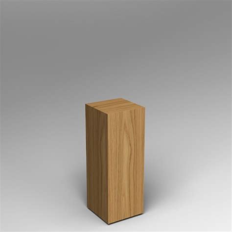 Oak Plinth Pedestal Artplinths Display Column Hardwood Plinth