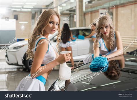 Sexy Girls Formula One Style Posing Stock Photo 548767036 | Shutterstock