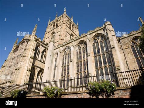 St Mary The Virgin Church Nottingham Lace Market Against A Blue Sky