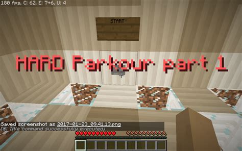 Hard Parkour Part 1 Minecraft Map