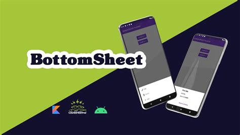 How To Implement A Bottom Sheet Dialog In Android Studio Kotlin YouTube