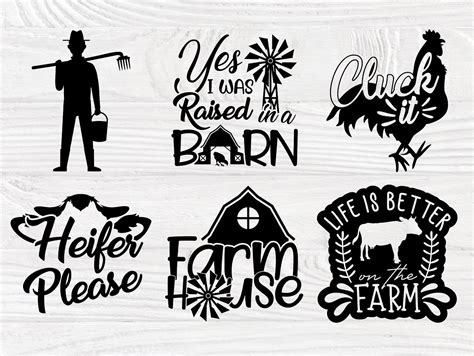 Farm Svg Files File For Diy T Shirt Mug Decoration And More