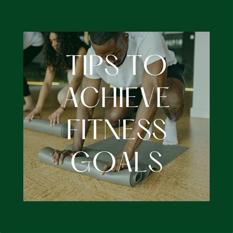 Tips To Achieve Fitness Goals Loudoun Sports Therapy Center