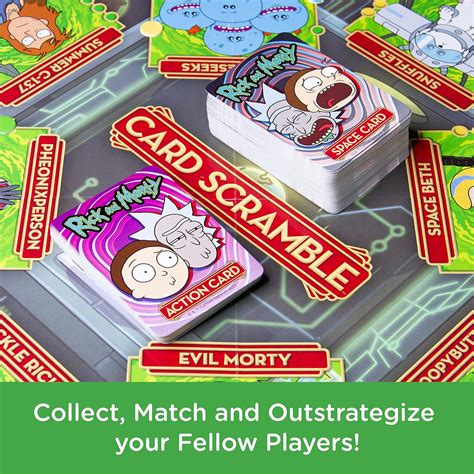 AQUARIUS Juego De Mesa Rick And Morty Card Scramble Yaxa Colombia