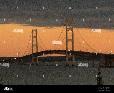 Mackinac Bridge, Michigan Stock Photo - Alamy