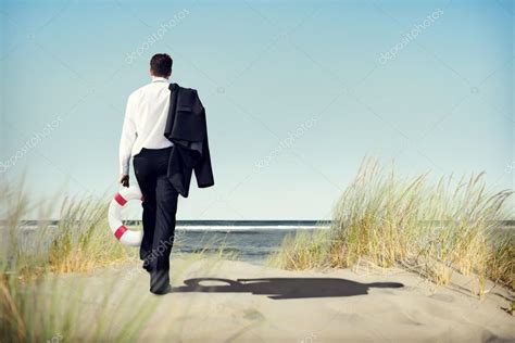 Businessman Walking Away Businessman Walking Away — Stock Photo