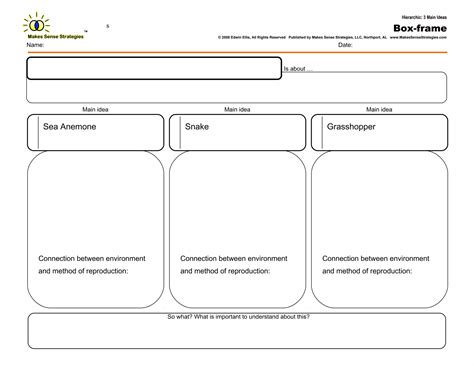 Graphic Organizer For Sexual Reproduction Ppt