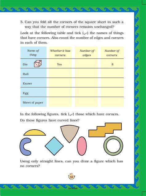 Ncert Book Class 3 Maths Chapter 5 Shapes And Design 2024 25 Session