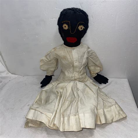 Antique American Hand Made Cloth Doll Etsy