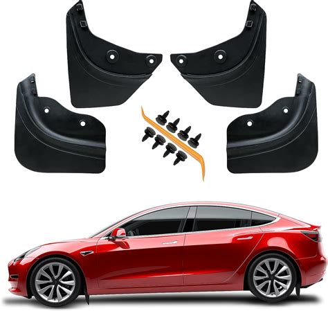 Econour Upgraded Tesla Model Y Mud Flaps Pack Mud Flaps