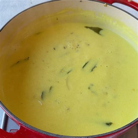 Punjabi Kadhi Pakora Piping Pot Curry