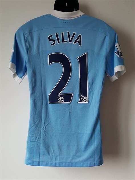 Manchester City Home Football Shirt Sponsored By Etihad