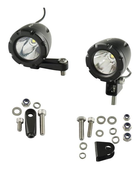 Alpena Moto Cyclefire 12 24v 5w Auxiliary White Led Light Kit 2 Pk