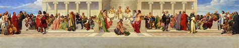 Hemicycle Of The Ecole Des Beaux-Arts, 1853 Painting by Paul Delaroche ...