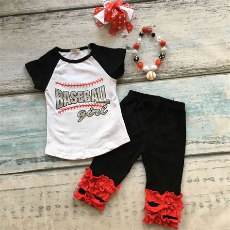 Aliexpress.com : Buy baby kids Baseball season clothes baby girls baseball girl clothing girls ...